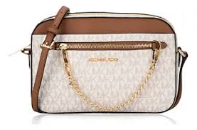 Jet Set Chain Crossbody MK vainilla monograma
