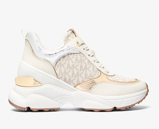 Zapatilla Katrina Vainilla Monograma MK