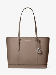MK Tote Taupe Silver beige