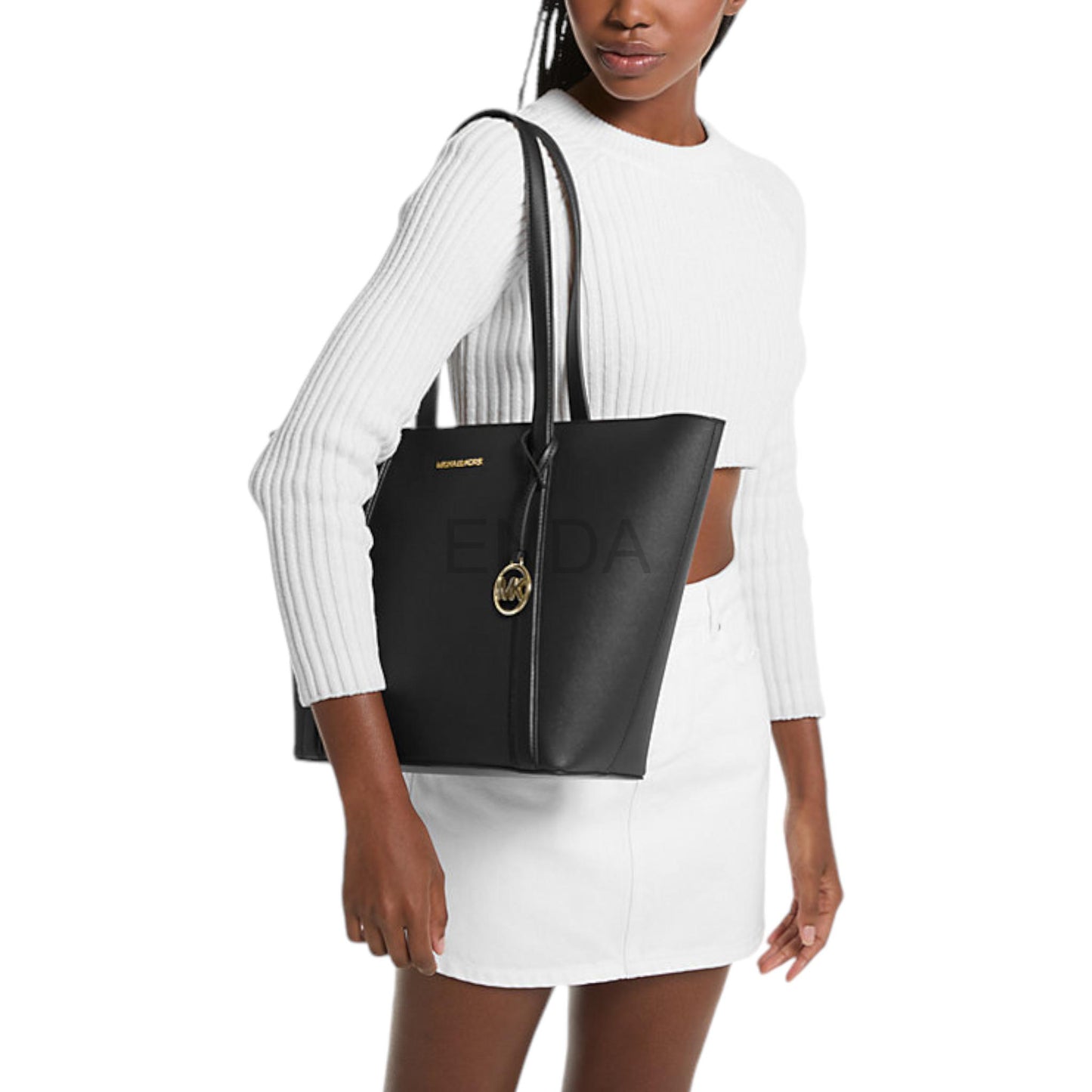 CARTERA TOTE PRATT NEGRA - MICHAEL KORS