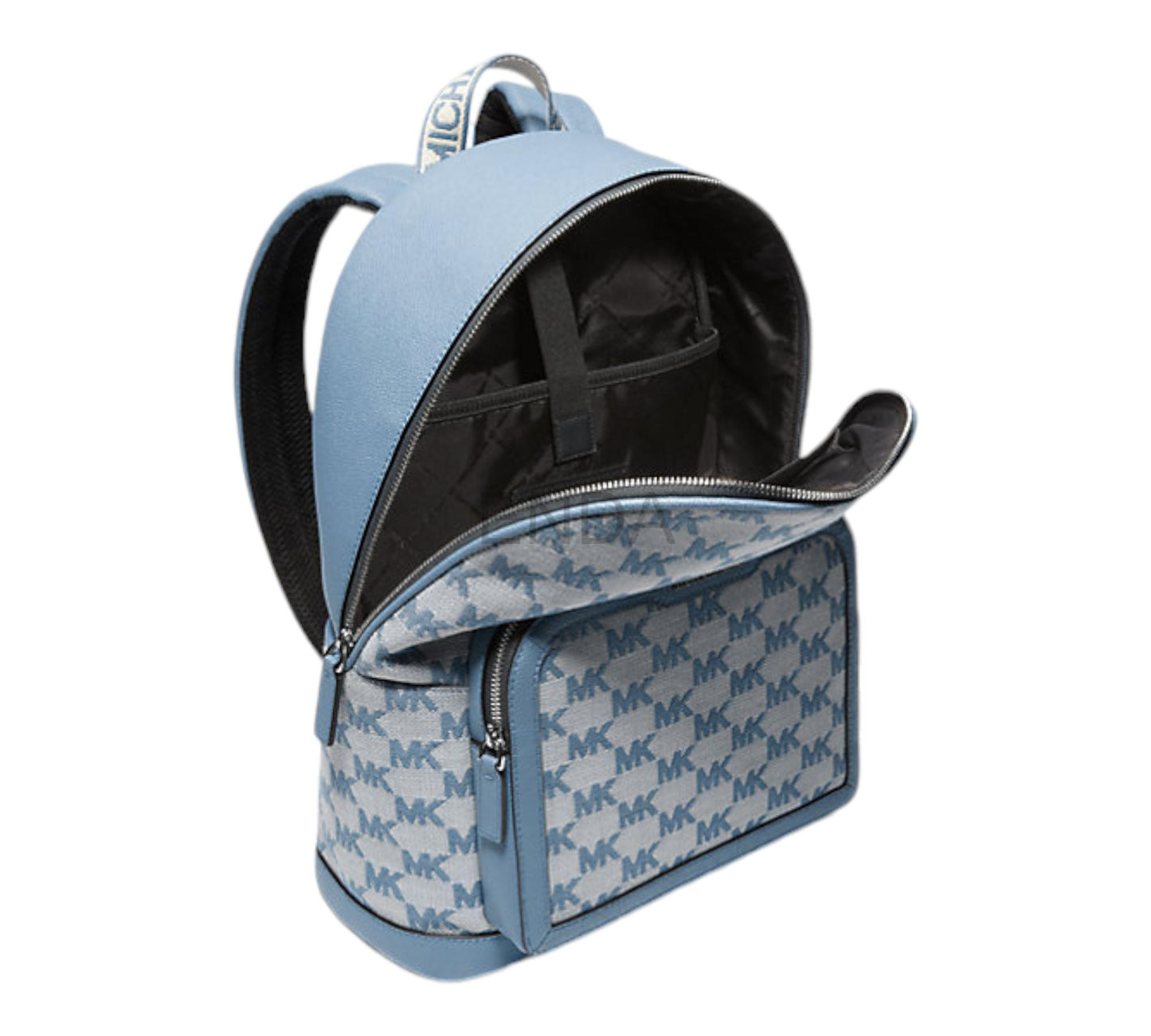 MOCHILA GRANDE CELESTE MONOGRAMA - MK