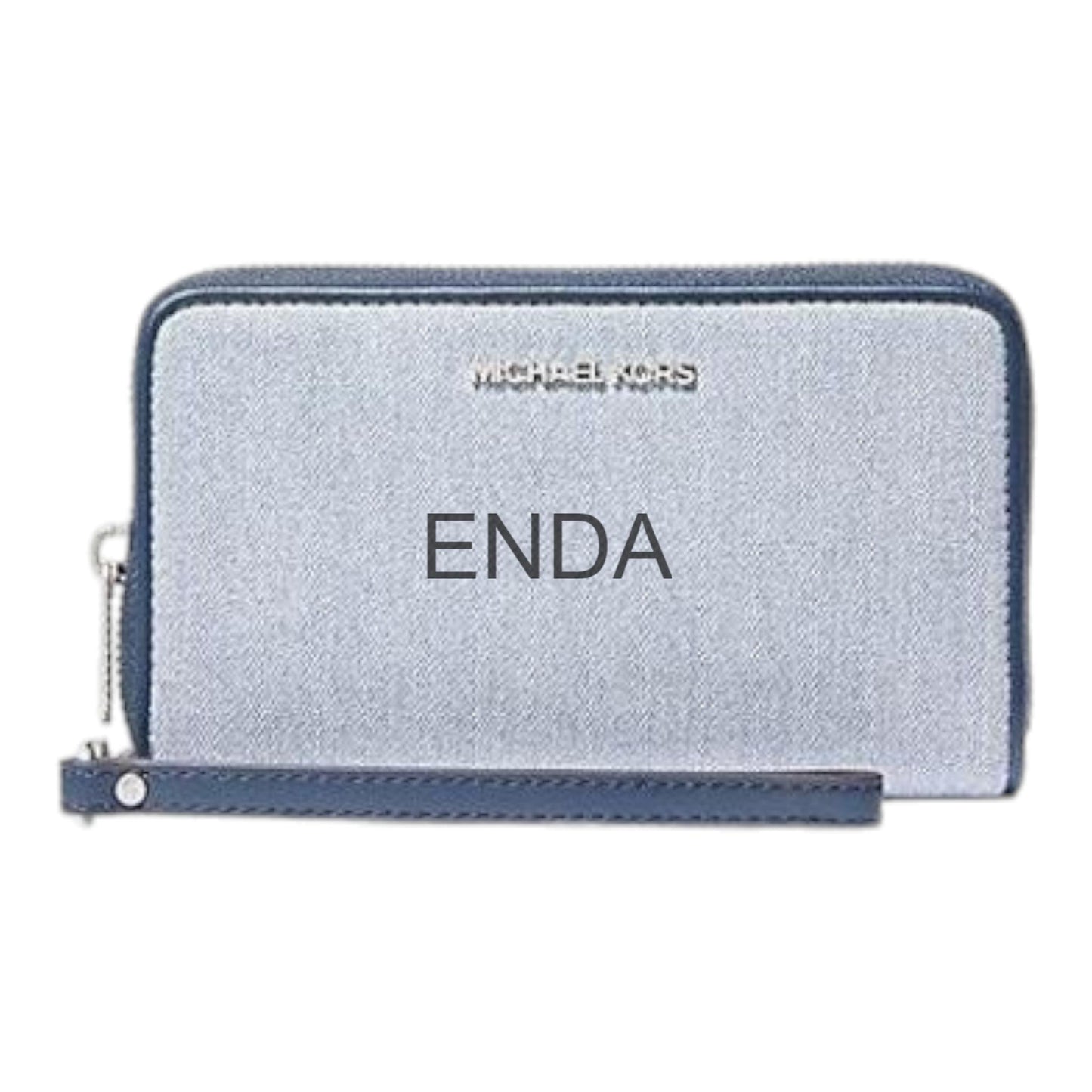 BILLETERA DENIM AZUL - MICHAEL KORS (MK)
