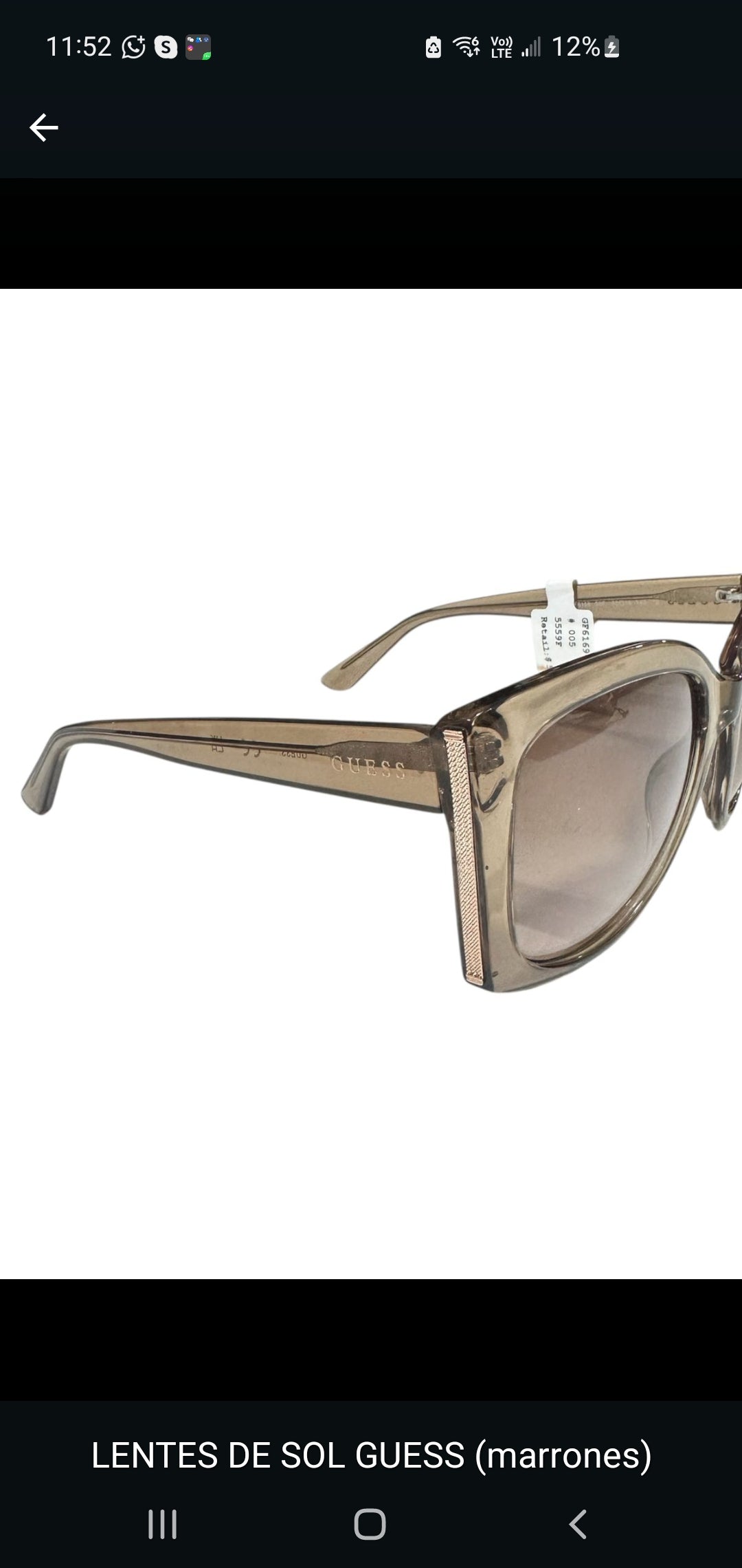Lentes de sol Guess