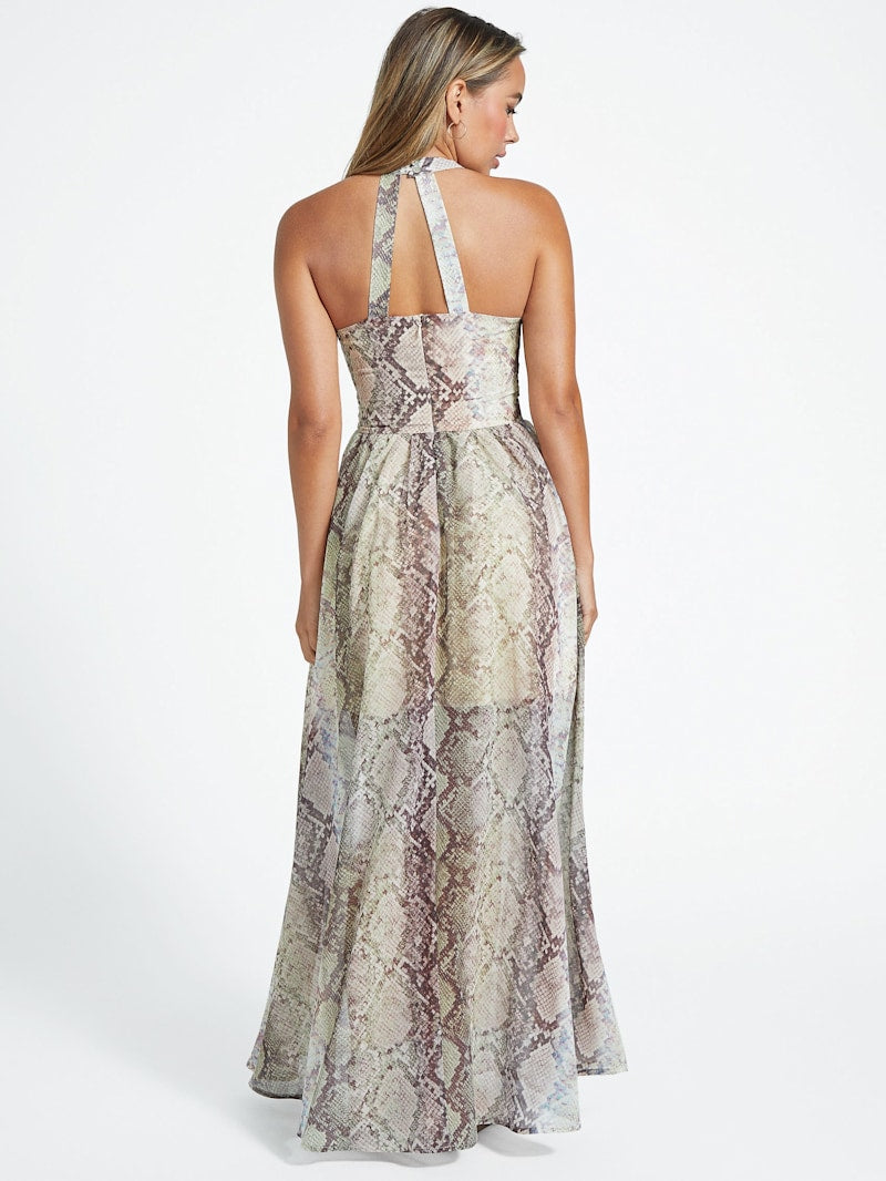 Vestido largo piton GUESS talla M