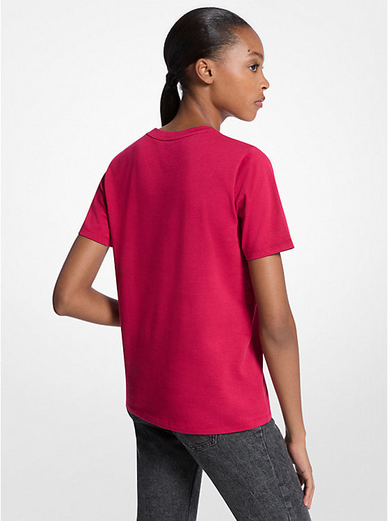 Polo MICHAEL KORS fucsia con lentejuelas Talla M