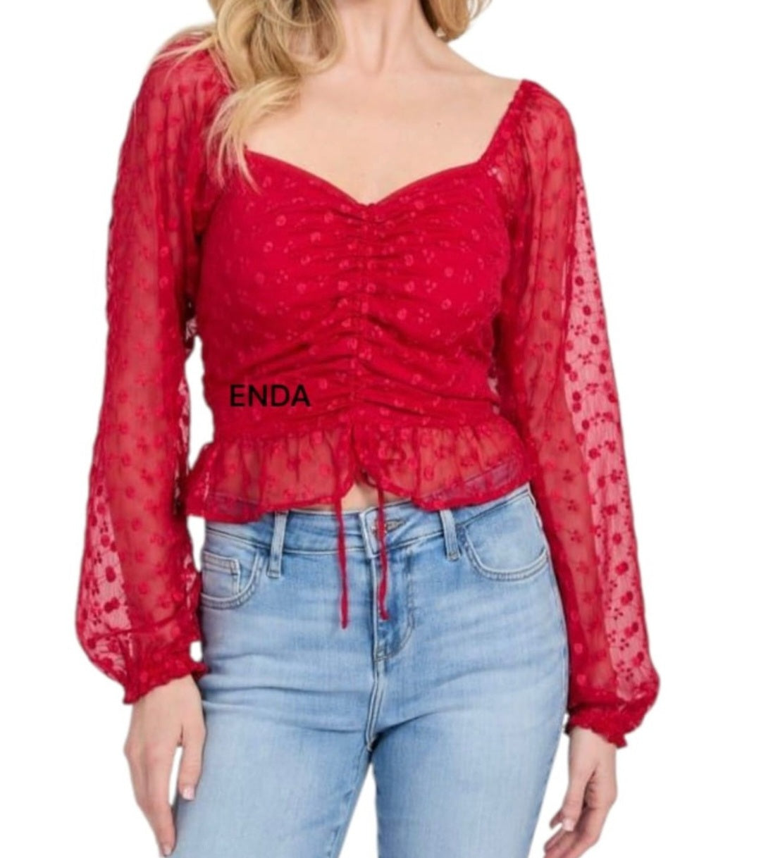 Blusa GUESS roja