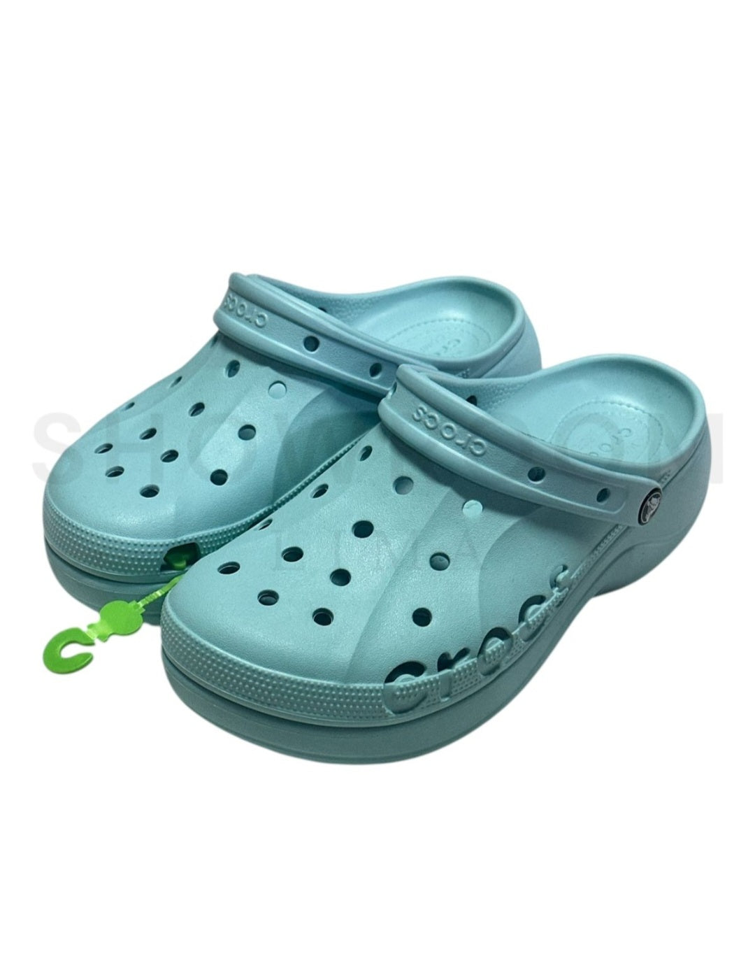 Crocs celeste Mujer