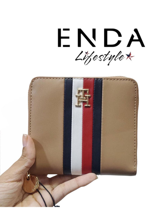 billetera tommy hilfger camel