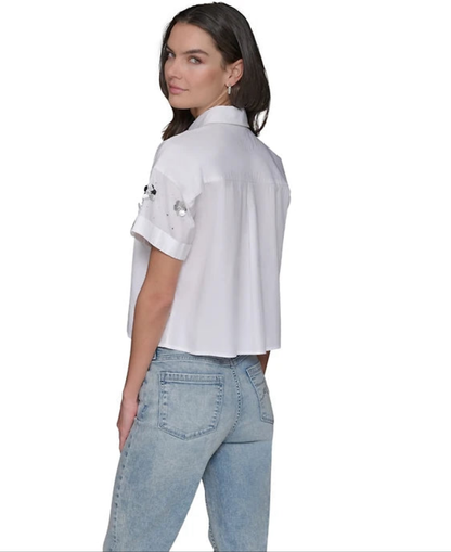 Blusa KARL LAGERFELD talla M