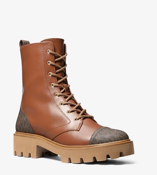 Botas estilo militar MICHAEL KORS camel
