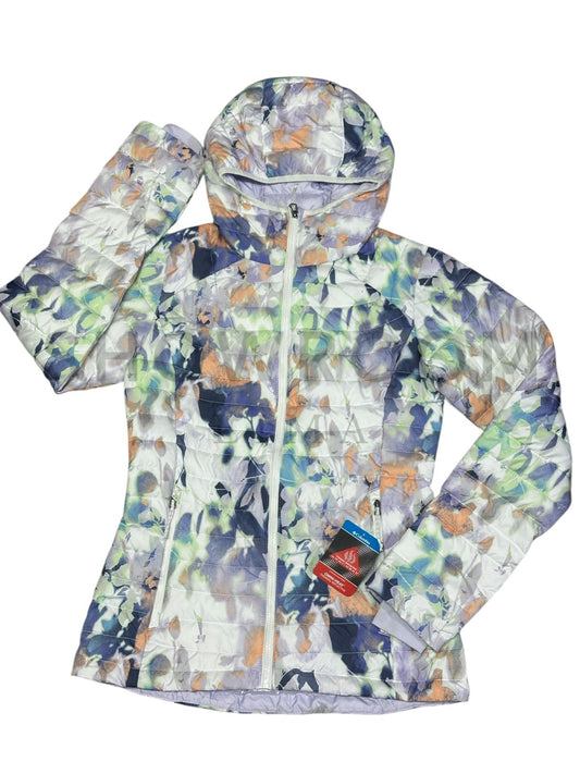 Casaca capucha multicolor talla S