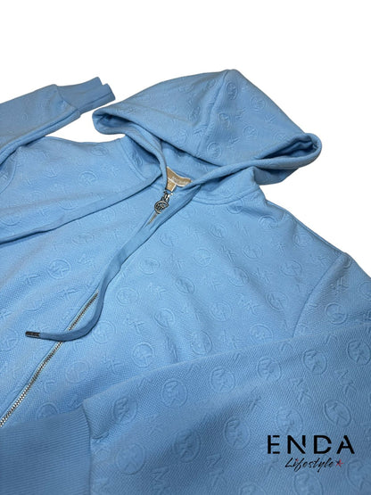 Polera celeste MICHAEL KORS Mujer crop talla M