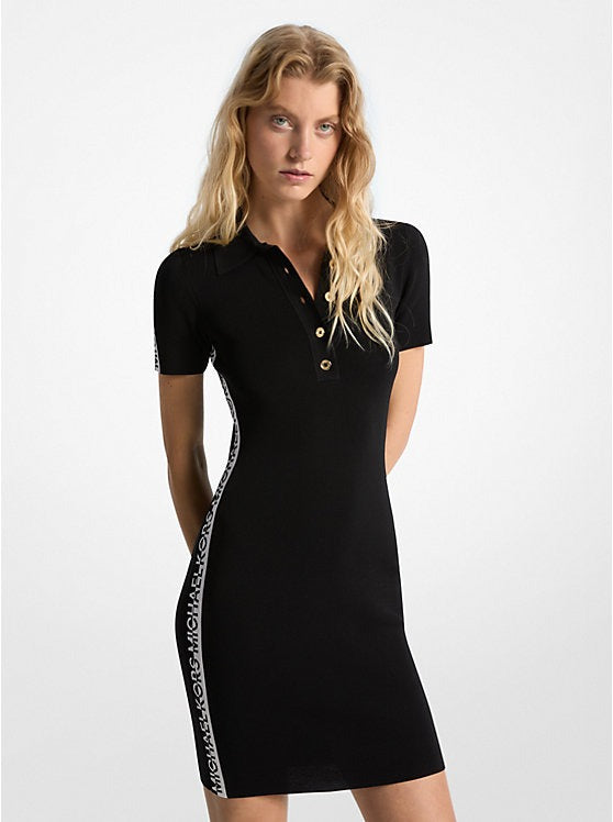 Vestido hilo negro camisero talla L