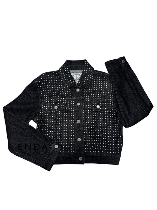 Casaca Jean negra MICHAEL KORS con pedreria