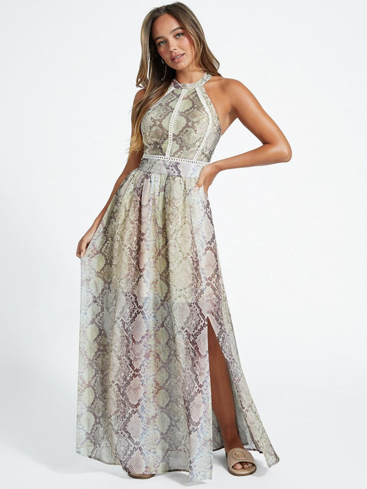Vestido largo piton GUESS talla M