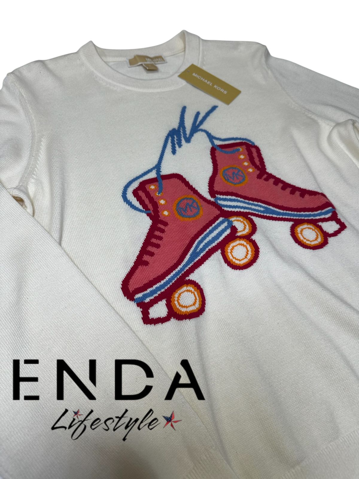 Chompa de hilo Patines MICHAEL KORS talla M