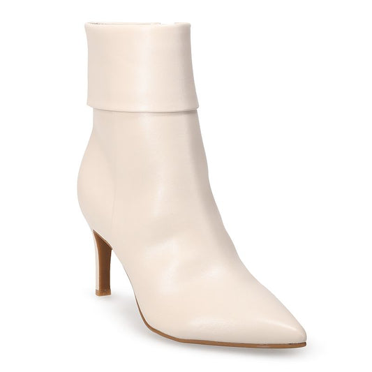 Botines NINE WEST color vainilla