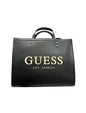 Tote Guess negra con correa crossbody