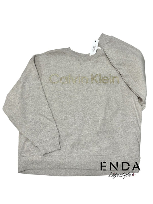 Polera mujer Calvin Klein afranelada