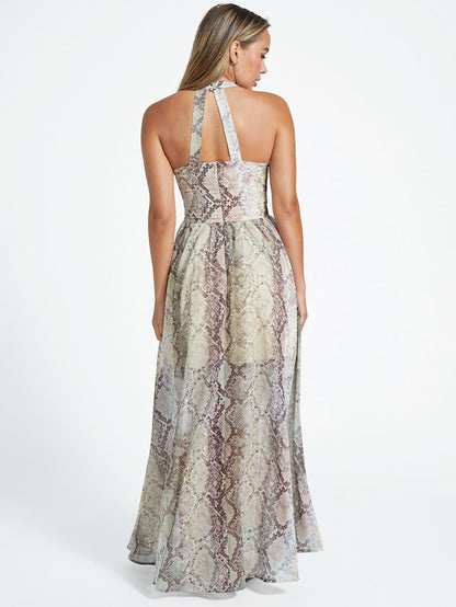 Vestido largo piton GUESS talla M