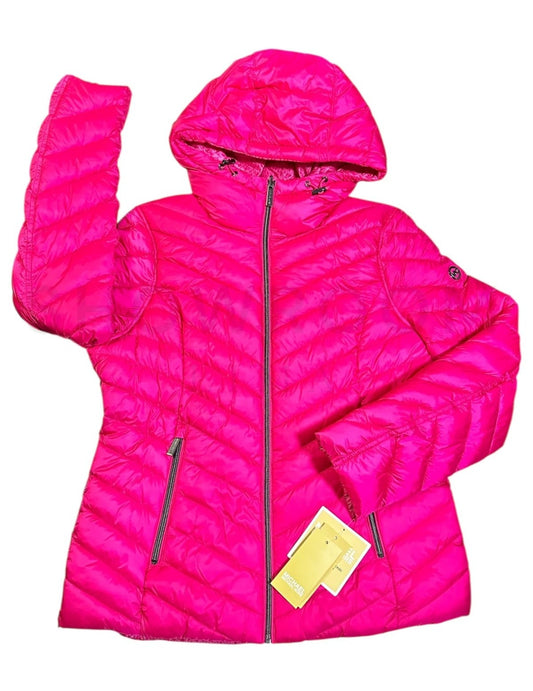 Casaca MICHAEL KORS Fucsia REVERSIBLE monograma mujer