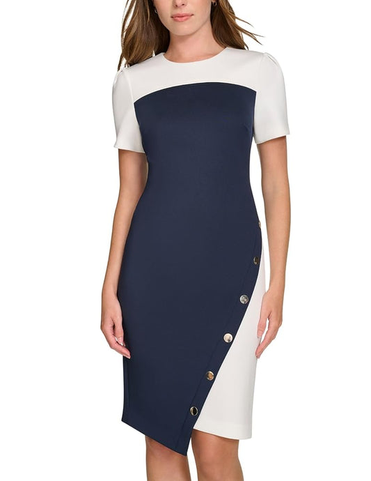 Vestido azul con blanco TOMMY HILFIGER talla 2