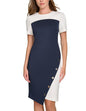 Vestido azul con blanco TOMMY HILFIGER talla 2