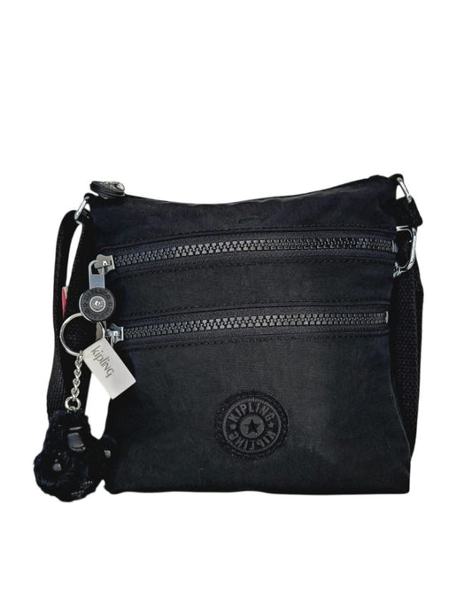Crossbody Kipling negro strap regulable