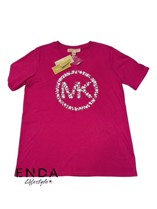Polo MICHAEL KORS Fucsia apliques de flores