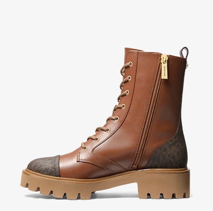 Botas estilo militar MICHAEL KORS camel