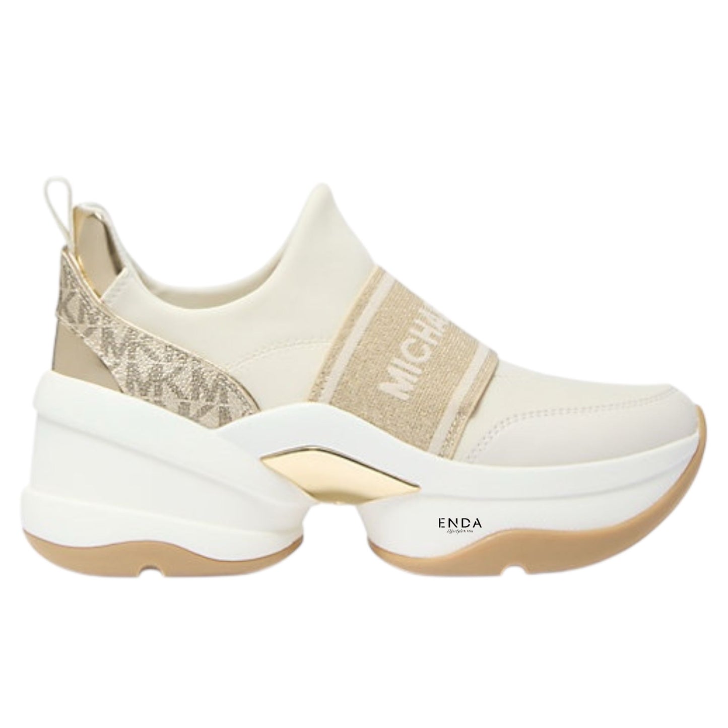 Zapatillas OLYMPIA MICHAEL KORS color vainilla