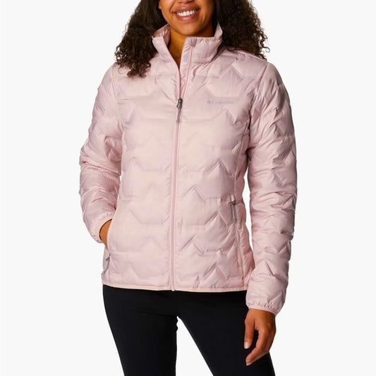Casaca columbia mujer color rosado talla S