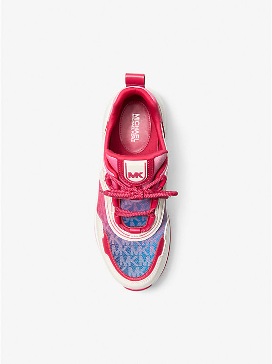 Zapatilla Olympia fucsia azul MK