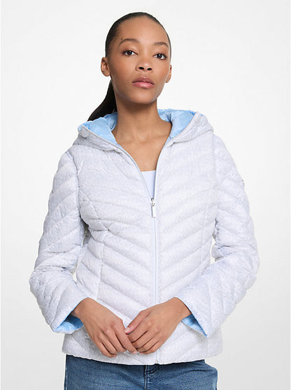 Casaca reversible celeste MICHAEL KORS