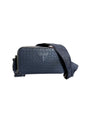 Crossbody guess azul monograma,  strap
