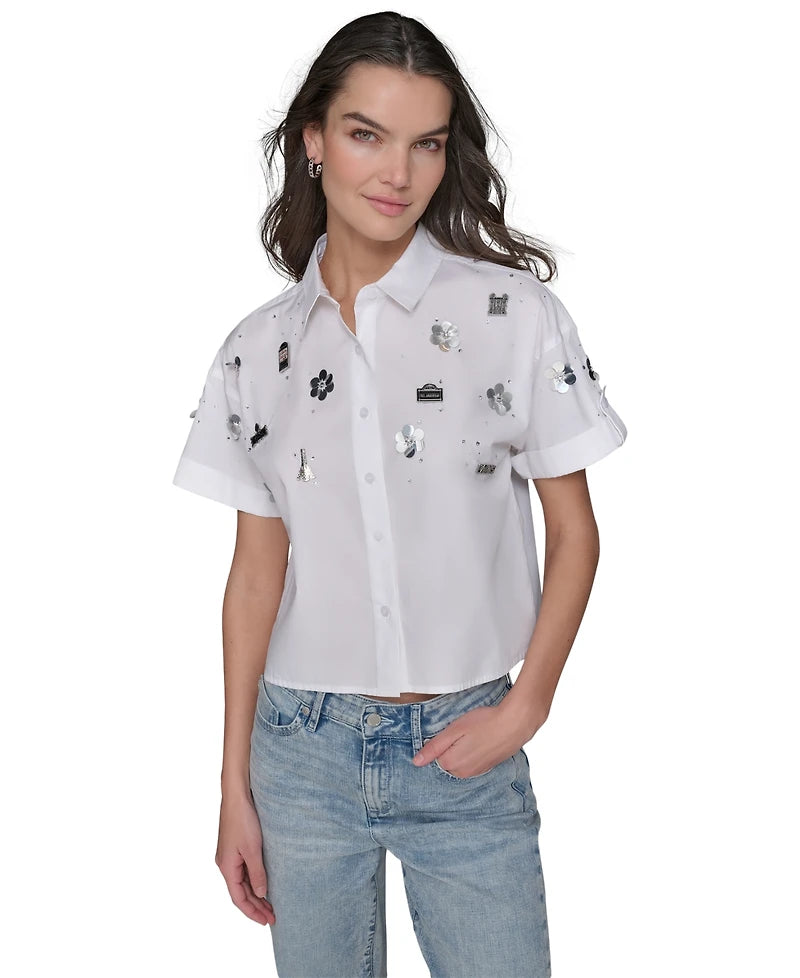 Blusa KARL LAGERFELD talla M