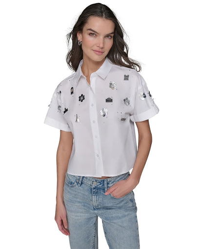 Blusa KARL LAGERFELD talla M