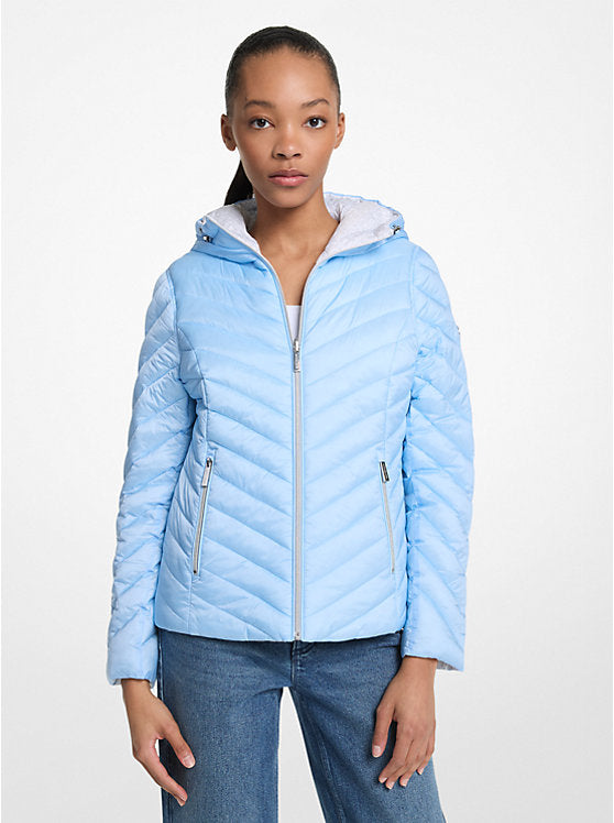 Casaca reversible celeste MICHAEL KORS